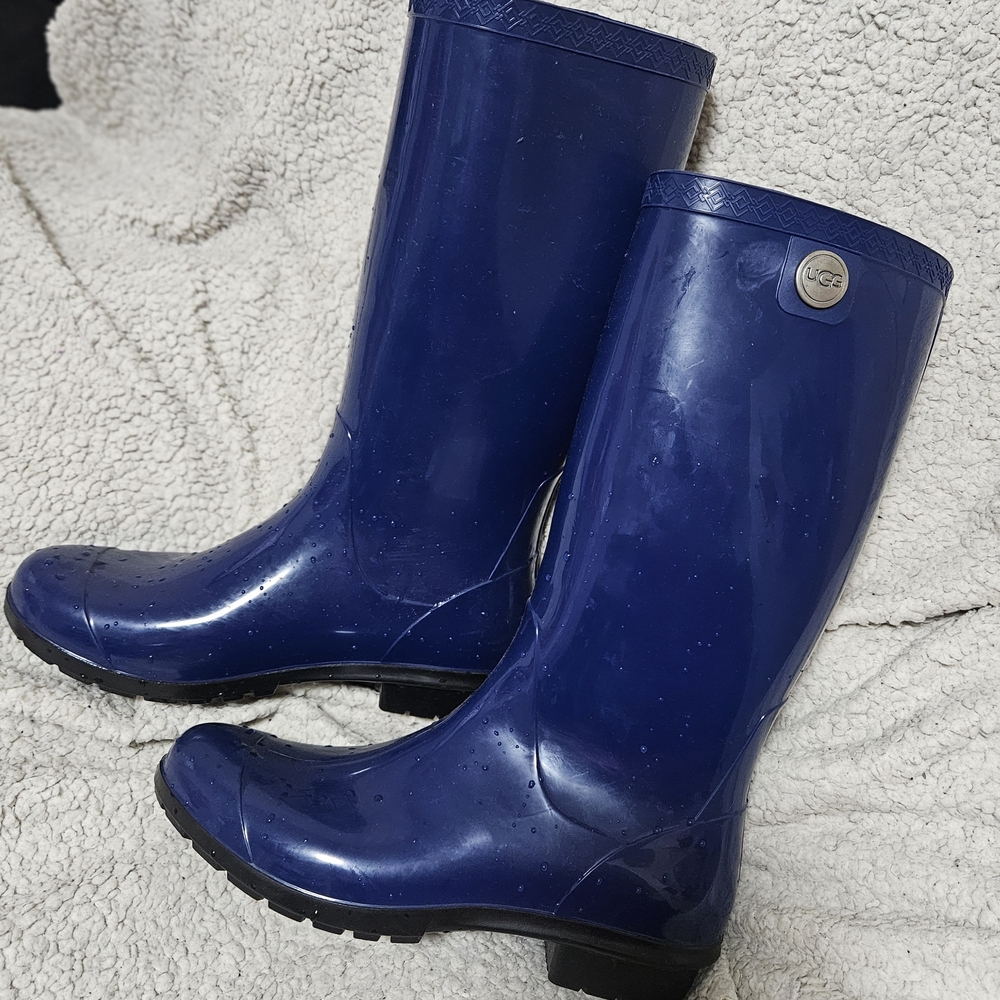 UGG Women's Blue Rain Boots